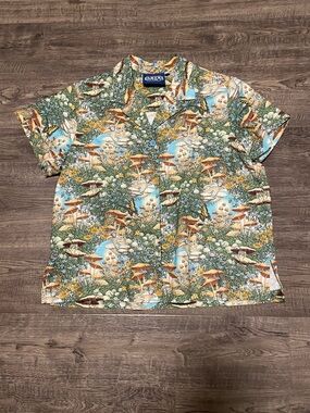 🍄‍🟫 RARE 🍄 Big Bud Press Pantry Button-Up Shirt - Bill Ogden Print